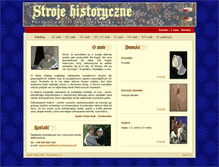Tablet Screenshot of historycznestroje.pl